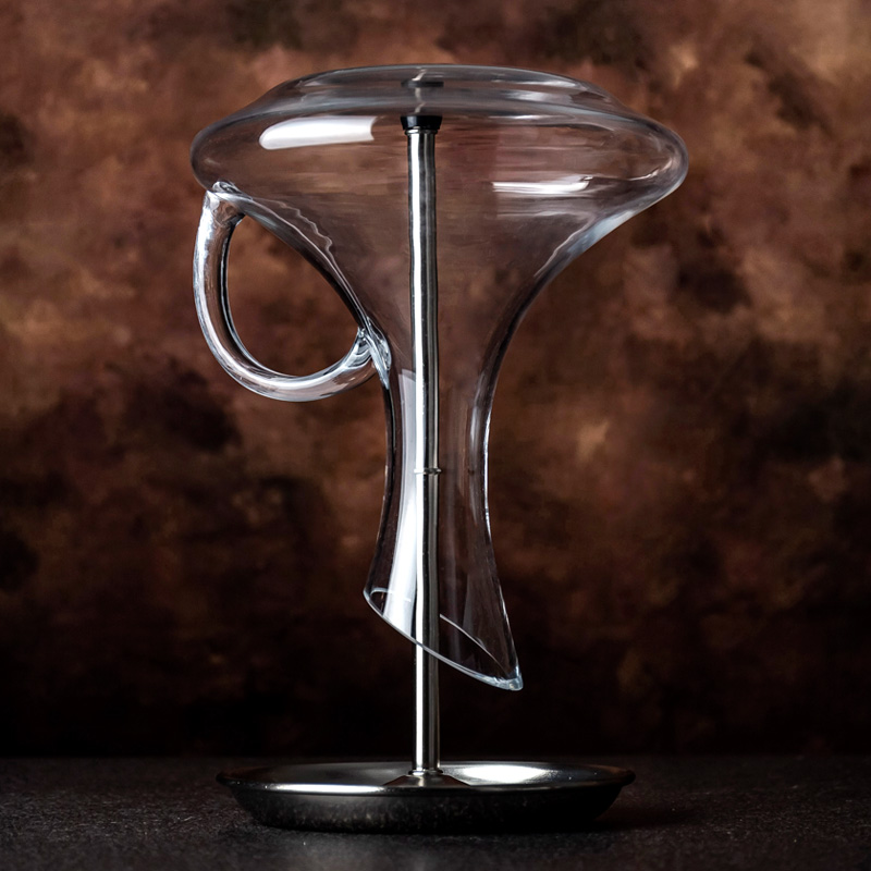 Decanter red wine home European luxury high-end red wine decanter jug ​​decanter bracket personality creative glass