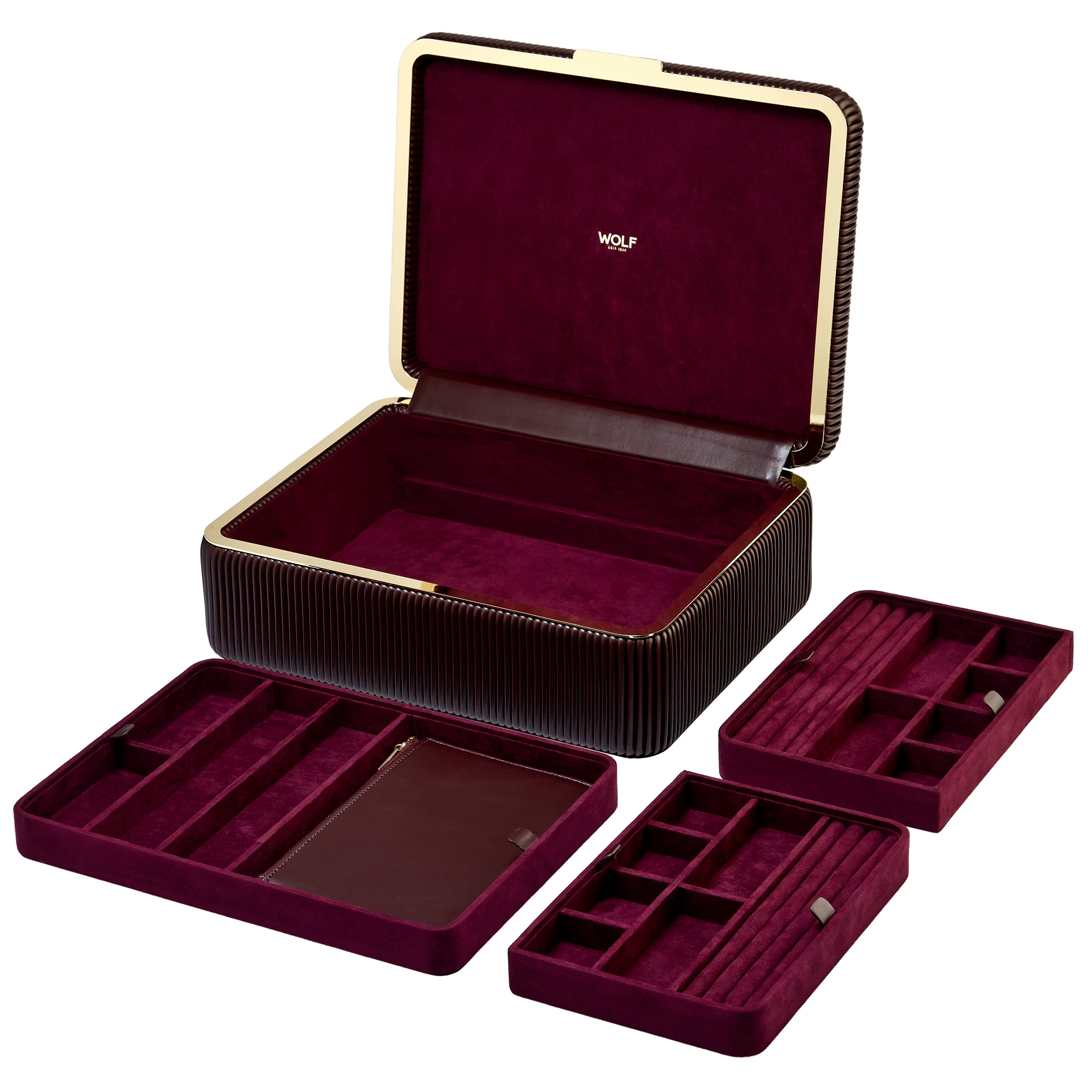 WOLF/沃尔夫 Storage system, retro storage box, necklace, jewelry, big accessory