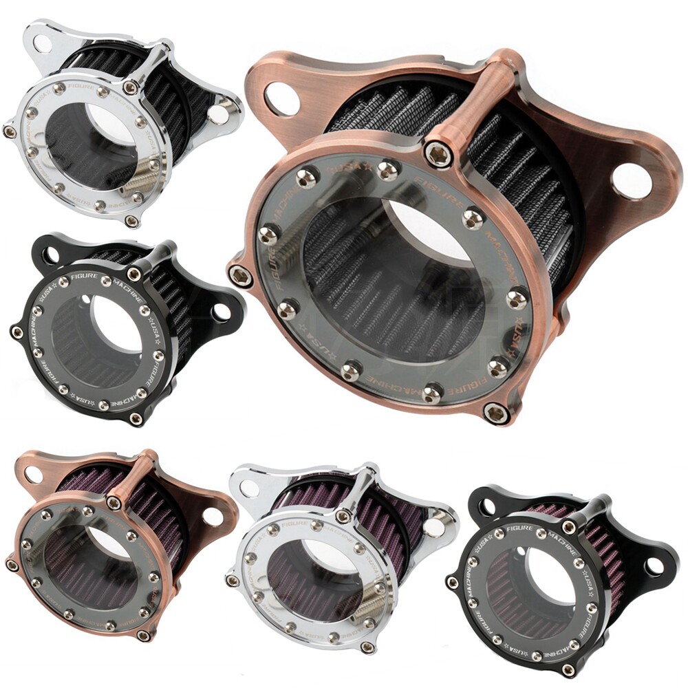 ハーレーXL883 X48 1200 72に適合する透明小型エアフィルターモーターサイクルフィルターエレメント