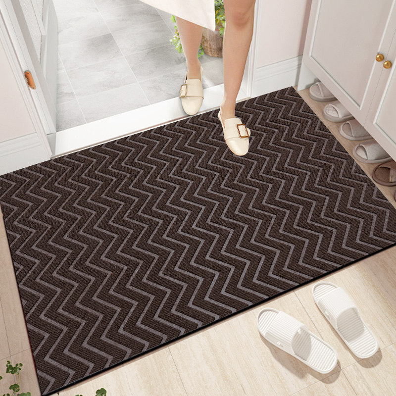 Entry door mats non-slip absorbent door mats thickened door mats entry door porch custom kitchen home coffee color