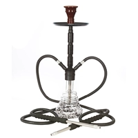 Черная двойная трубка с полным комплектом фар