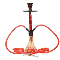 Красная двойная трубка с подсветкой, полный комплект