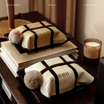 Geometric paper box for home creative light luxury and high-end living room car bedroom paper towel waterproof storage box set