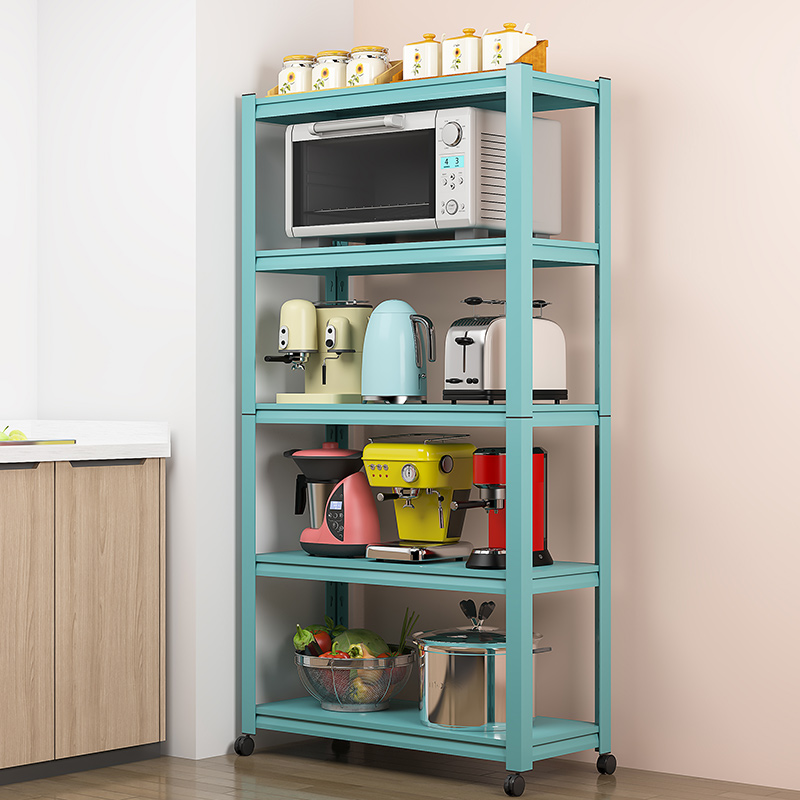 Shelf-Shelf Multilayer Iron Shelf Floor Type Warehouse Debris Shelving Angle angle Angle Iron storage Home Containing Shelf shelf