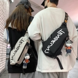 Брендовая тканевая сумка через плечо для влюбленных, небольшая сумка для отдыха, летняя нагрудная сумка