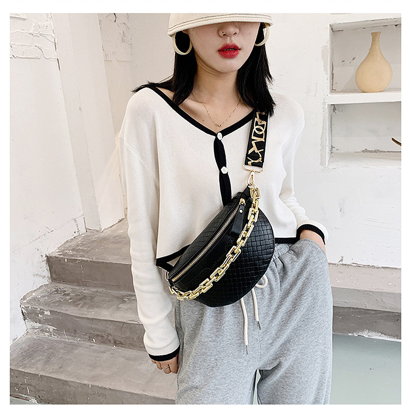 Small ck flagship store official website bag new 2020 net red chest bag messenger bag versatile female ins tide texture niche design