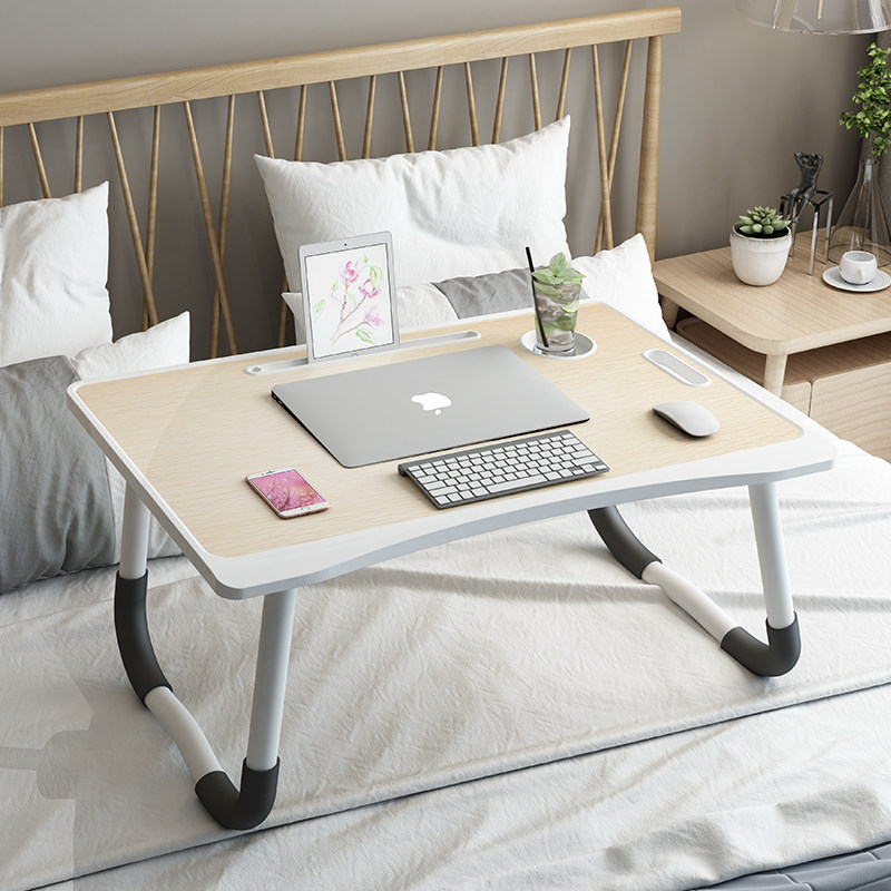 GFY Bed Upper Table Small Table Small Table Board Computer Desk Folding Learning Table College Student Dorm Room Bunk Bed desk Home Lazy Person Table Bedside Reading Table Children Multifunction