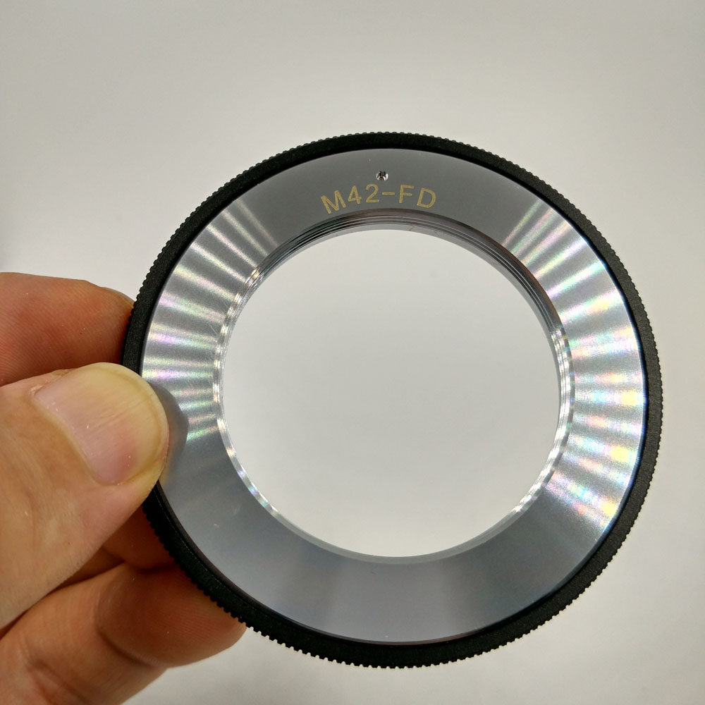 M42-FD M42 threaded bayonet to turn the old FD FL EF body patch ring