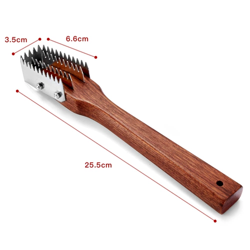 莱贝 Ryback деревянные ручки скребки шкалы артефакт домашние рыбы чешуйки для бритья чешуйки для удаления инструментов для плоскости рыбы.