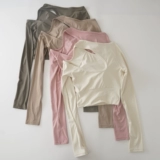 Спортивный лонгслив, демисезонная одежда для йоги для спортзала, в обтяжку, красивая спина, для бега