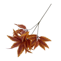 Simulated three-pronged tea wood leaves maple leaves and large cypress leaves European-style hotel wedding ceiling decoration artificial flowers home furnishings