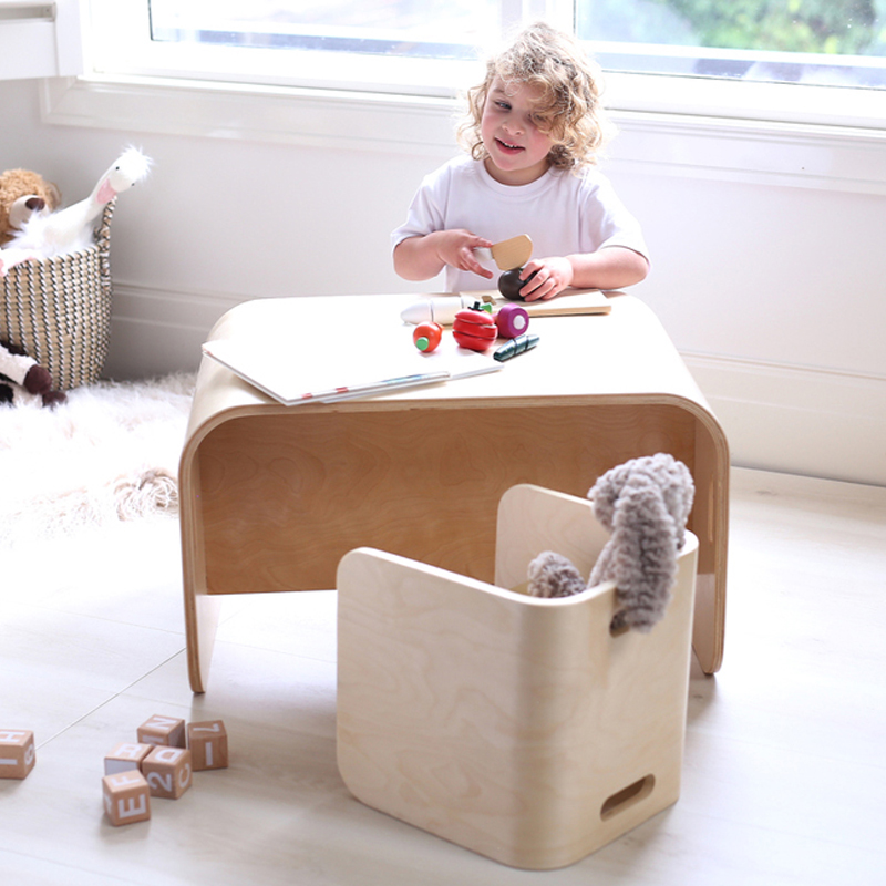 Korean Solid Wood Children Games Table And Chairs Kindergarten Home Baby Study Table Chairs Suit Desk Toy Table-Taobao