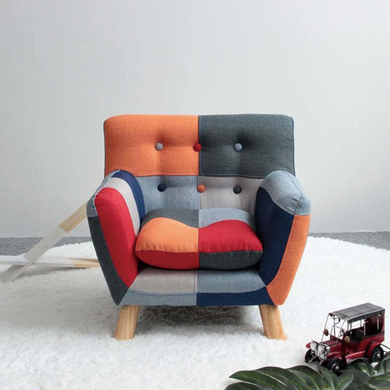 Child Sofa Boy Baby Sofa Chair Baby Girl Sloth Reading Seat Kid Cloth Art Cute Little Sofa