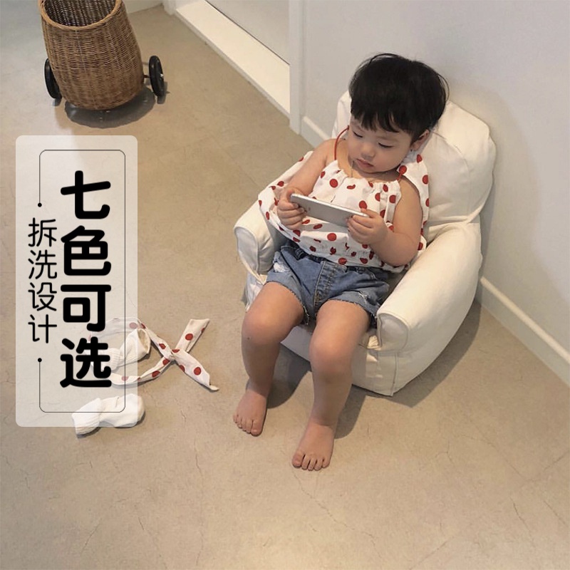 Child Sloth Couch Pet Baby Sofa Fabric Cute Little Kid Single Seat Baby Photo Small Sofa
