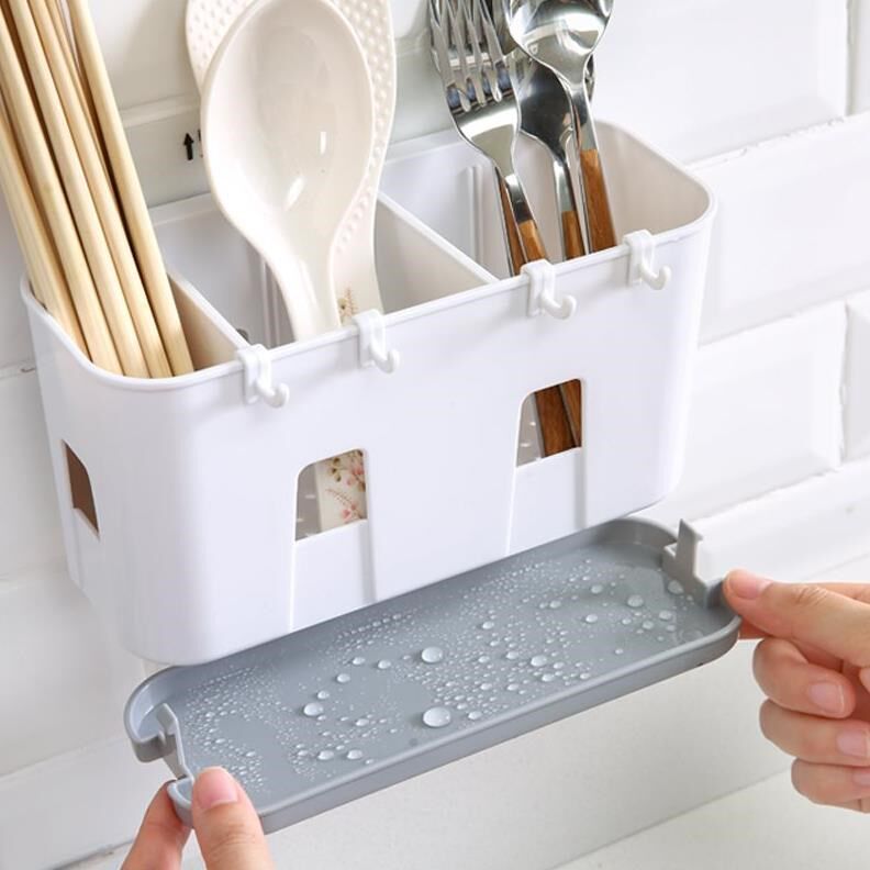 Fast frame support wall home wall-mounted creative chopsticks tube Nordic personality fast stick hug chopsticks tube fast pocket