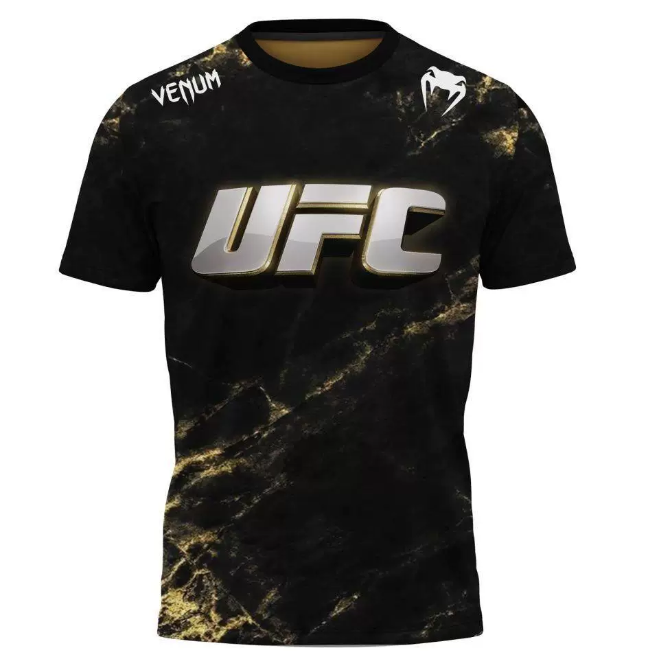 VENUM UFC Fight Night 4.0 Внешний вид матча носки 3D short sleeve Muay Thai Sanda спортивная футболка