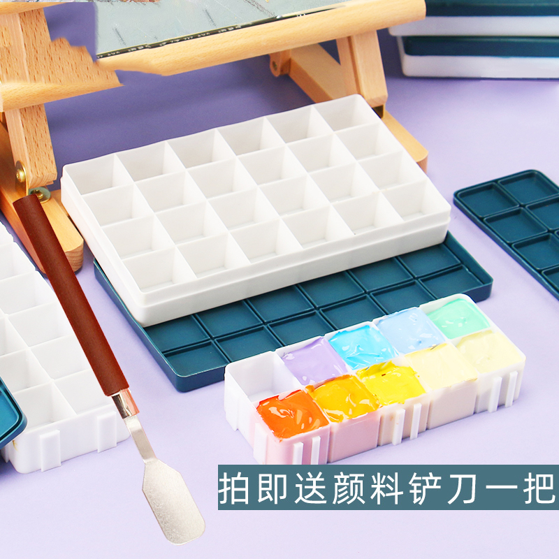 12 g water powder case 24 g 36 g 48 g 58 g 68 g soft cover toning box rubber lid color pigmented box