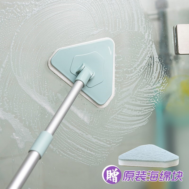 Wipe kitchen tile wall artifact Household brush wall cleaning tool decontamination washing kitchen powder room bathroom long handle