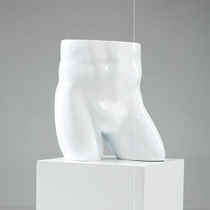 Male half-length mannequin shorts and underwear dummy mannequin underwear store male buttocks mannequin props model display stand