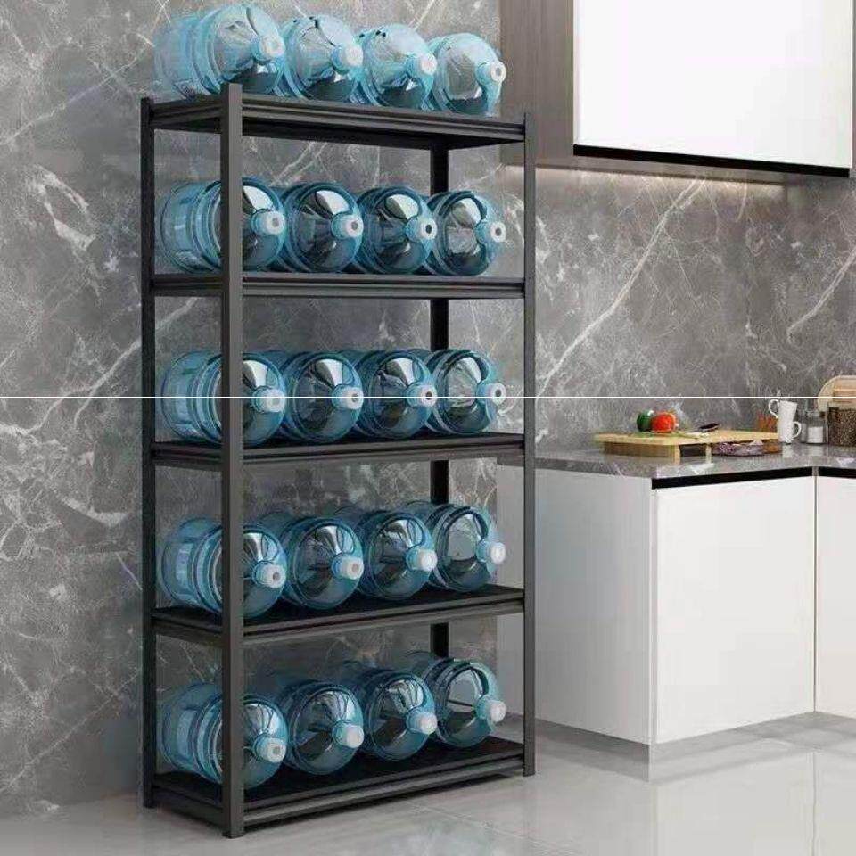 New kitchen household storage racks storage warehouse sundries storage racks floor-to-ceiling microwave racks multi-functional multi-layer balcony