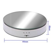 New photo video 360-degree display live broadcast station automatic rotating display electric model shooting station photography turntable debut