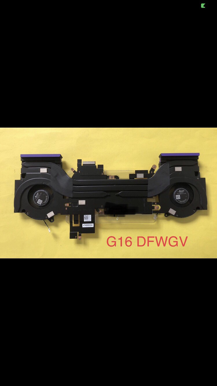 พัดลมระบายความร้อน Dell Game Box G16 7630 Rpl115W X2/X4 X6 4Mp4T Dfwgv