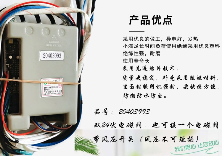 Steam oven Budwei steam cabinet steam furnace 24V dual solenoid valve pulse ignition device 20403993204039991