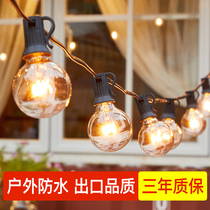 Outdoor lamp string led bulb string lamp folk atmosphere decorative lamp balcony hanging lamp shop to arrange solar tree light