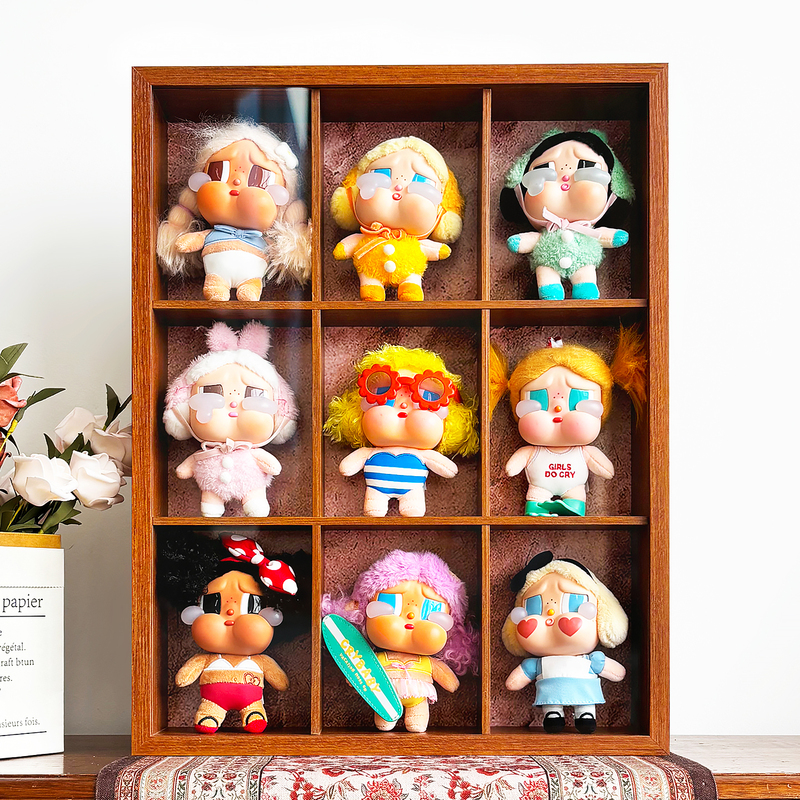 Crying Baby Plush Vinyl Storage Display Frame 9-Grid 6-Grid 4-Grid Display Box Photo Frame Storage Box Divided into Compartments Bubble Ball Crying Baby Plush Vinyl Storage Display Frame 9-Grid 6-Grid 4-Grid Display Box Photo Frame Storage Box Divided into Compartments Bubble Ball