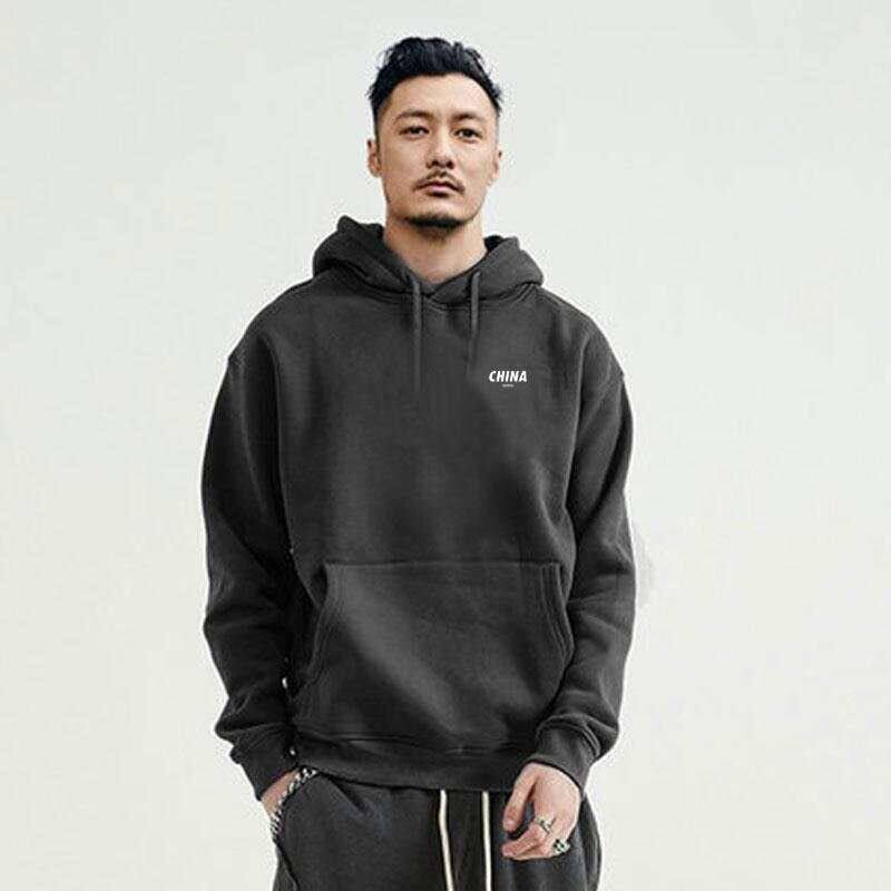 it neith BIAS Tide Yu Wen Le Link printed jacket men autumn and winter in plus thicker coat loose