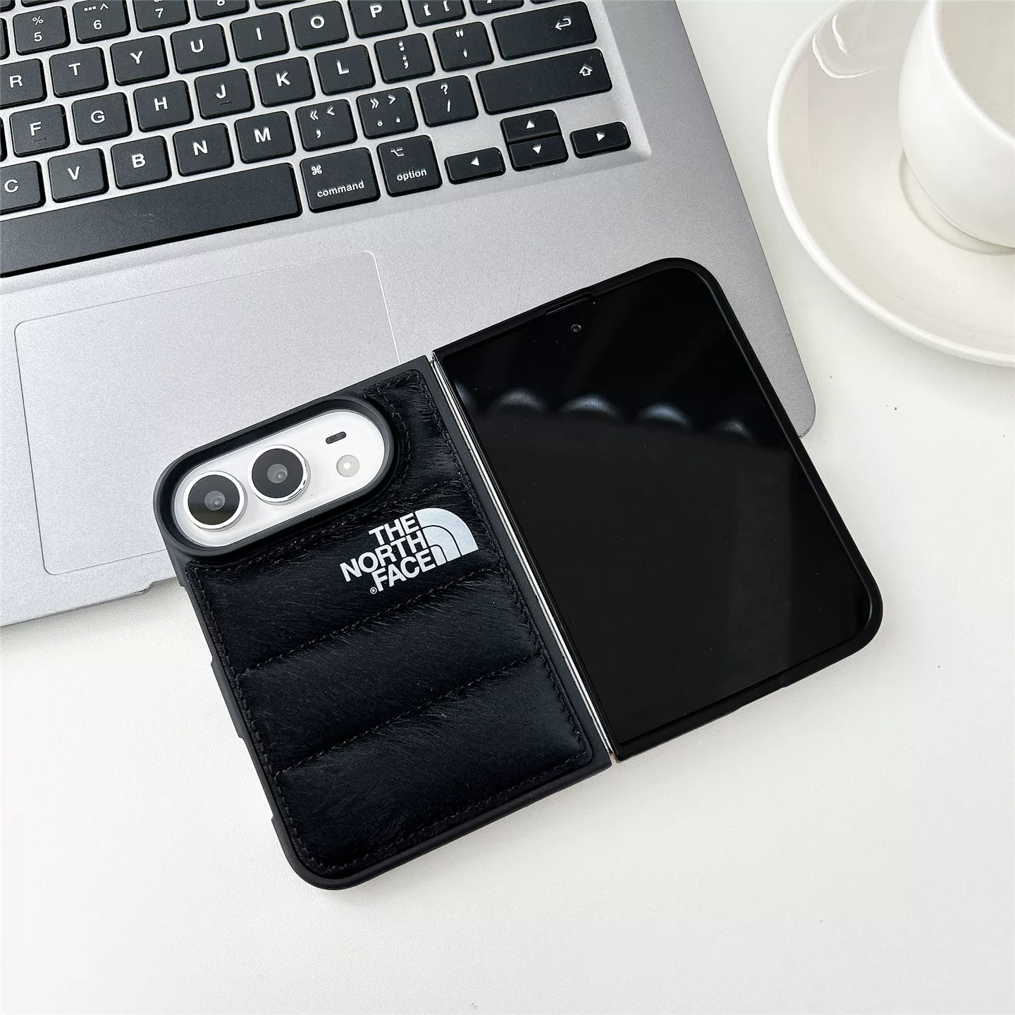 The North Face Logo Quilt iPhone Case