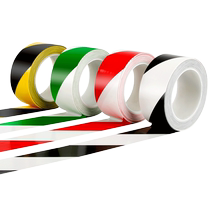Black and yellow warning tape floor markings landmark lines yellow zebra crossing warning strips floor stickers area division markings