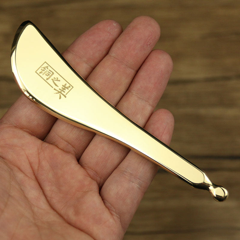 Bronze beauty pure copper scraping eye black eye ring Dial Gluten women's face meridians Body Universal Head Point Acupoints Home