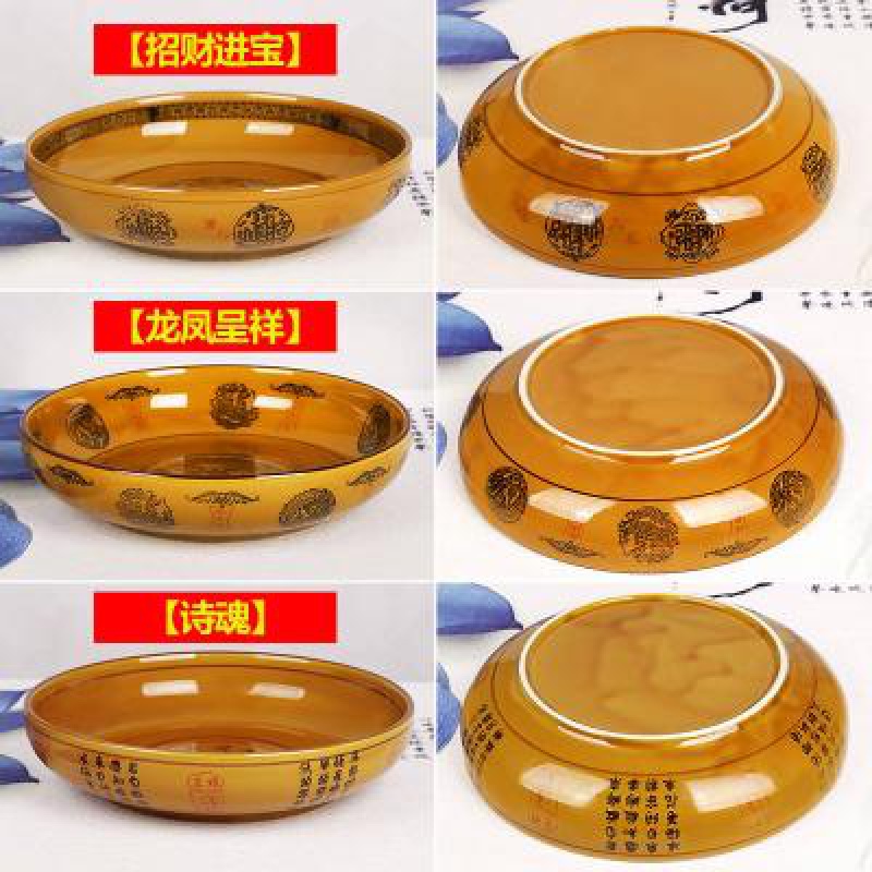 12 inch large bowl noodle bowl large size deep plate ceramic pot soup pot large bowl large dish chicken sauerkraut fish large bowl bowl household fish basin