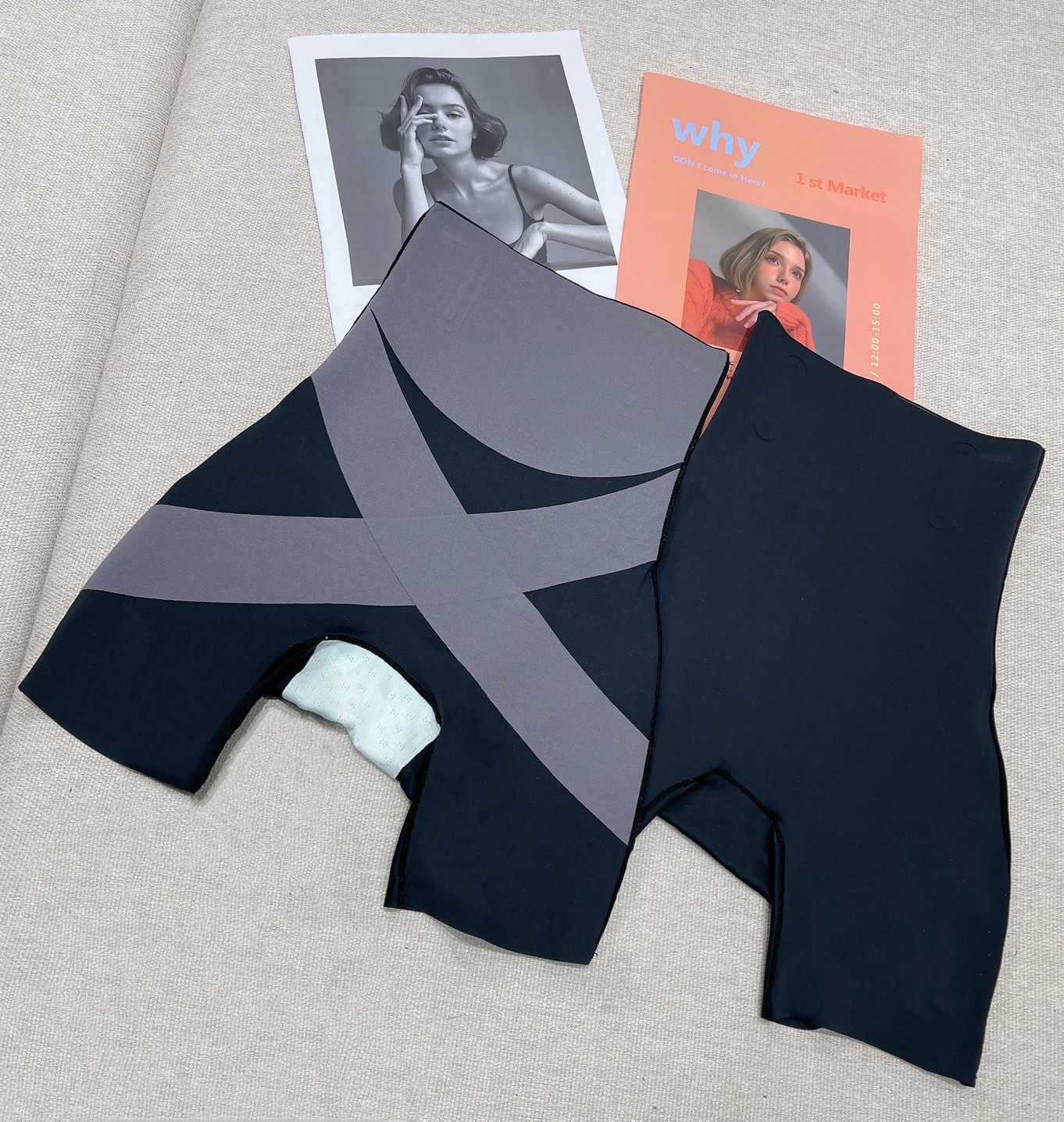 Caka Bunny Underpants Women's Dress Cross Flat Angle Slim Leggings Hip Pants Collection Hip Pants Slim Fit Slim Fit Pants Slim Fit