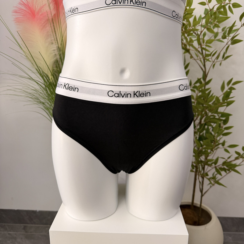 Calvin Klein Ck Triangle High-Waisted Open Edge Wide Edge Pure Cotton Underwear for Women Qf6280 Qf8525 Calvin Klein Ck Triangle High-Waisted Open Edge Wide Edge Pure Cotton Underwear for Women Qf6280 Qf8525
