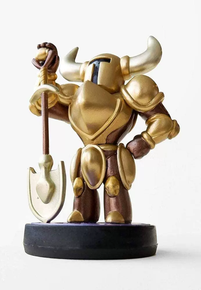 Золотой копатель-рыцарь AMIIBO, аксессуары для игр Nintendo 3DS, куклы и декорации, реквизит персонажа, сделанные вручную игрушки