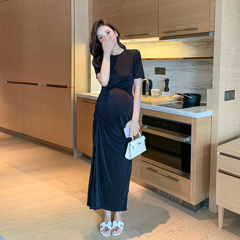 Maternity dress summer 2021 new high-class maternity dress tide mother foreign style age-reducing temperament light ripe wind summer long dress
