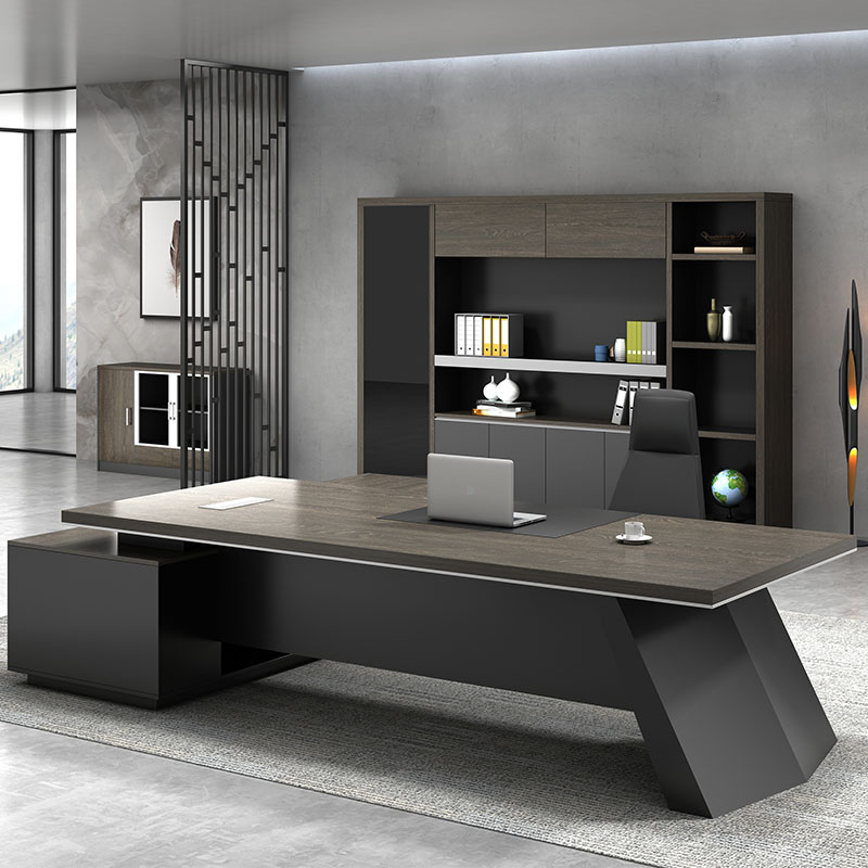 Simple modern boss desk chair combination single large bench president's office manager desk supervisor desk office furniture