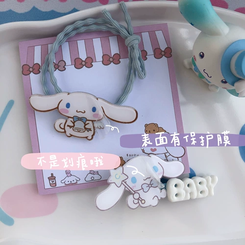 Милая мультяшная заколка для волос, резинка, челка для школьников