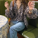 Qingcang French Cutting Standard High -End Brand European Export Tail Оригинальная однопорядка European Station Floral Rush Wild Jacket