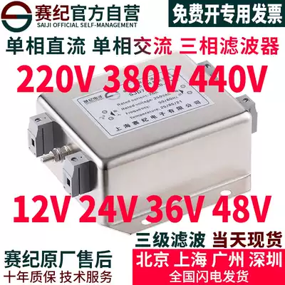 Saiji AC power filter 220v Anti-interference EMI DC 12v Audio power amplifier Fever audio purifier