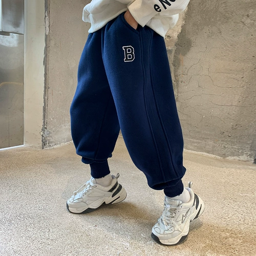 Детские бархатные демисезонные штаны для мальчиков, подходит для подростков, коллекция 2023, в западном стиле