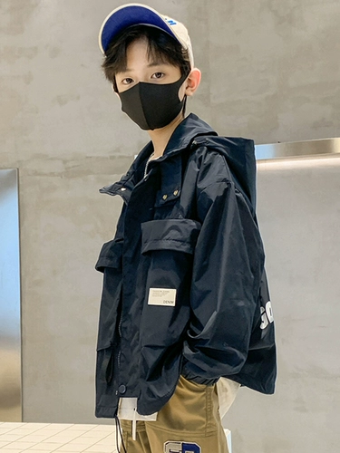 Осенняя куртка для мальчиков, детская весенняя форма, коллекция 2023, подходит для подростков