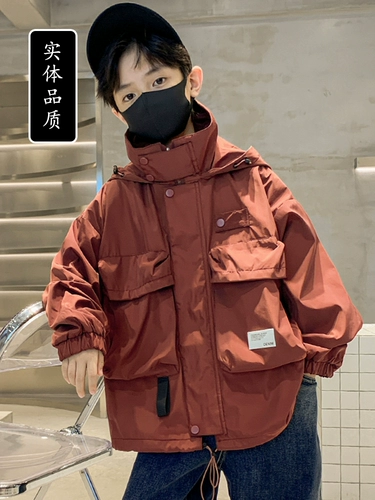 Осенняя куртка для мальчиков, детская весенняя форма, коллекция 2023, подходит для подростков