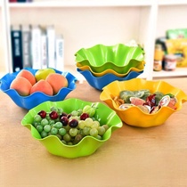 Creative European-style household fruit tray Living room coffee table Plastic candy tray Dried fruit tray Office snack tray Small fruit tray