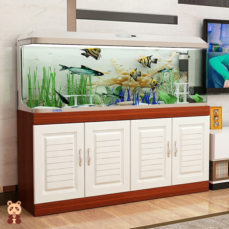 Aquarium tank bottom ark, bearing solid wood European - style solid wood fish tank bottom ark, Aquarium Aquarium tank sitting room partition base