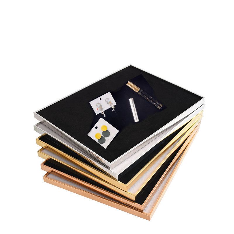 New Ring Containing Accessories Suede Suede Stainless Steel Bracelet Jewellery Display Props Necklace Rim Earrings