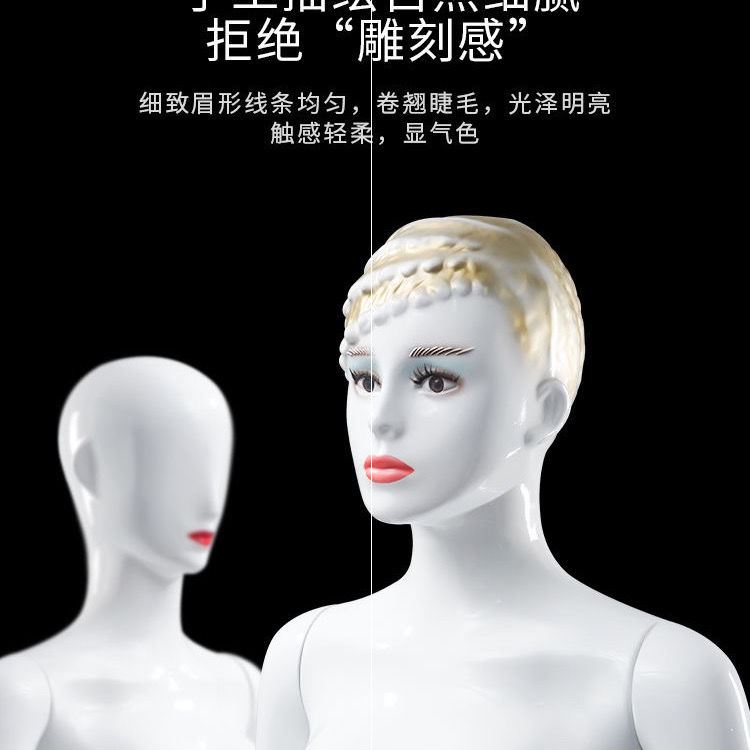 Model Human Body Girl Props Plastic Emulation New Dummy Wedding Dress Clothing Shop Underwear Shop Window Display Women's Body body