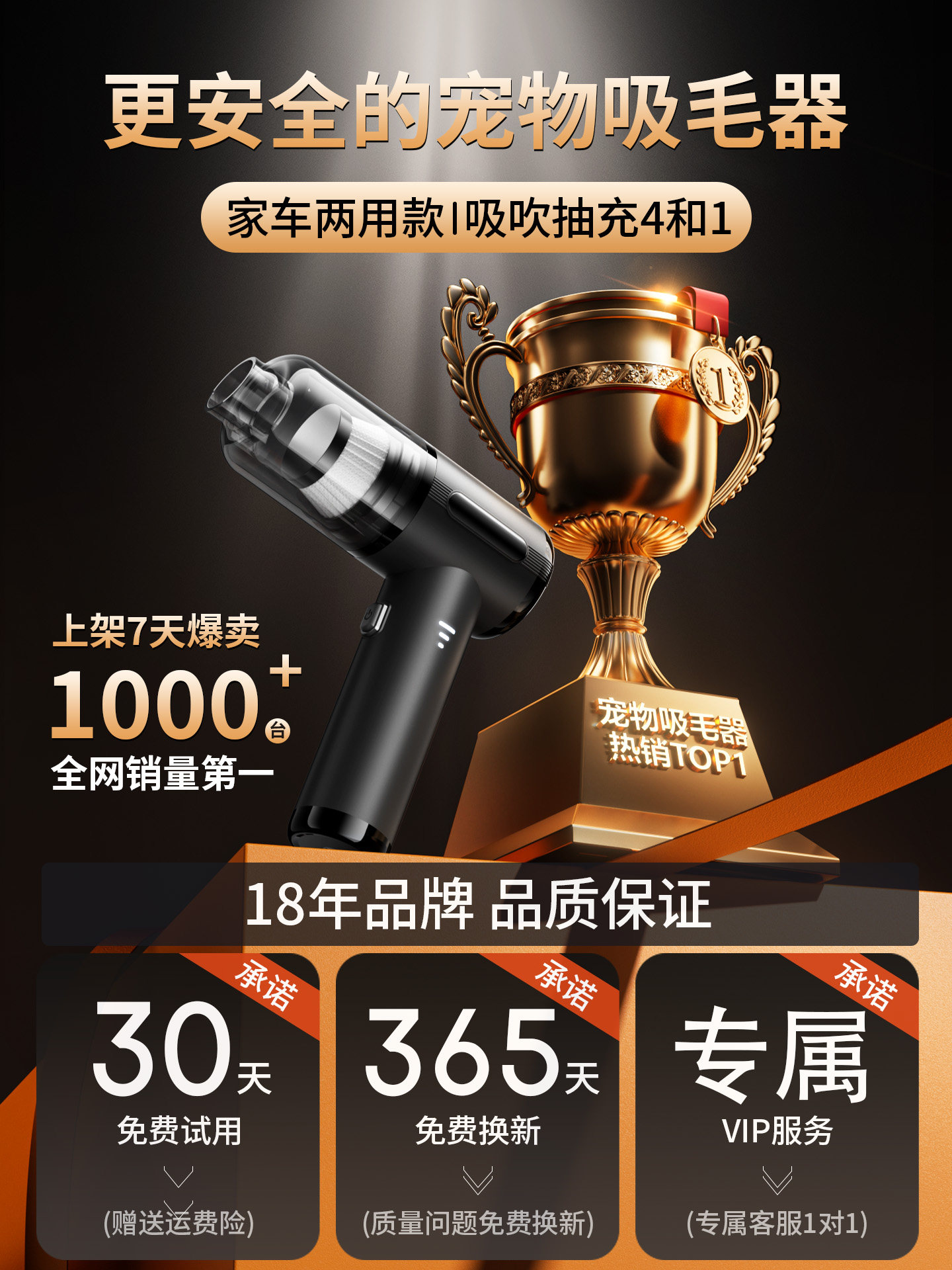 Cat Hair Suction Device, Fully Automatic Cat Hair Suction Device, Handheld Small Pet Bed, Home and Car Vacuum Cleaner